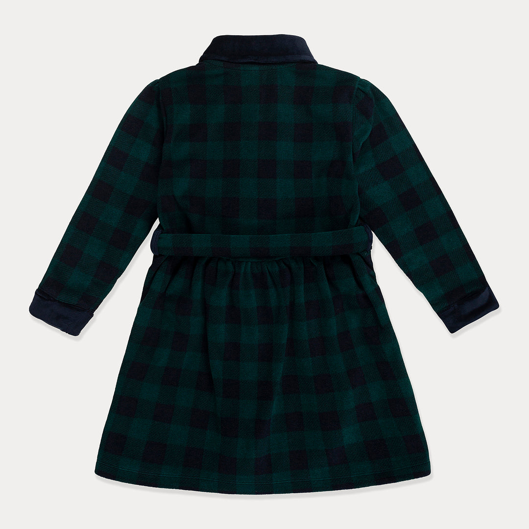 Toddler Dress, Girls Dress Plaid Long Sleeve, Christmas Dress Girls