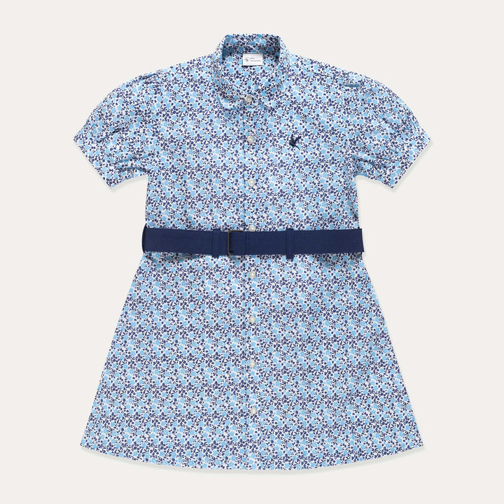 Toddler Dress, Girls Dress Short Sleeve, Shirt Dress for Girls, Floral