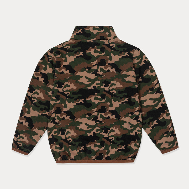 Toddler Fleece Jacket, Boys, Kids Fleece Lightweight Camo Jacket